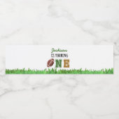 サッカー誕生日パーティーウォーターボトルラベル ペットボトルラベル (シングルラベル)