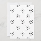 サッカー誕生日パーティー招待状,デジタル,印刷可能 招待状 (裏面)
