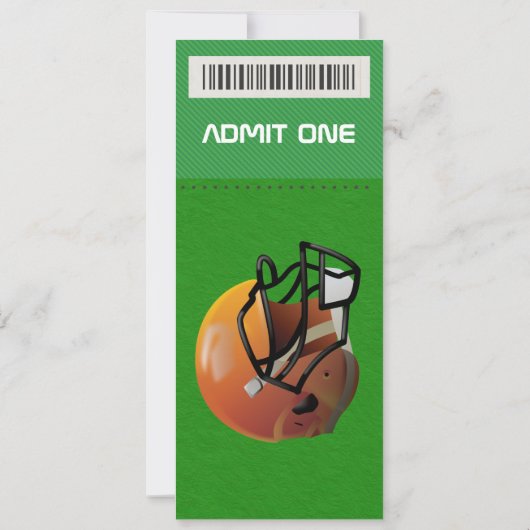 サッカー誕生日パーティー追加フォトチケットエントランス 招待状 (裏面)