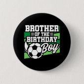 サッカー誕生日ブラザー – ボーイズサッカー誕生日 缶バッジ (正面)