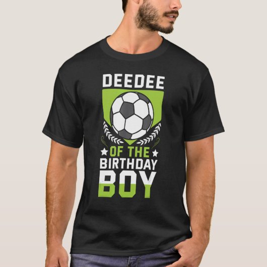 サッカー誕生日ボーイチームのメンバー Tシャツ (正面)