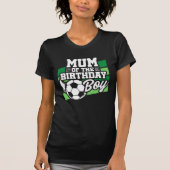 サッカー誕生日ムームボーイズサッカー誕生日 Tシャツ (正面)