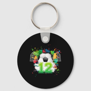 サッカー誕生日会 12歳 サッカー キーホルダー