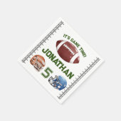 サッカー誕生日少年 スタンダードカクテルナプキン (角)