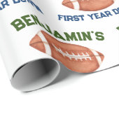 サッカー誕生日少年 ラッピングペーパー (ロールコーナー)