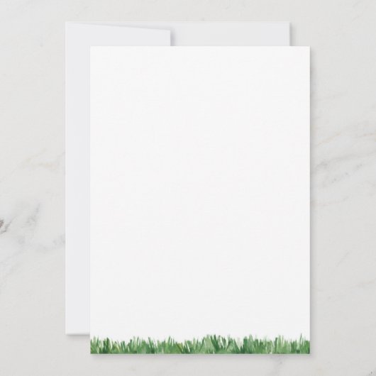 サッカー誕生日招待状スポーツ招待状Bデイゴール 招待状 (裏面)