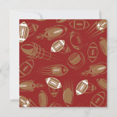 サッカー誕生日招待状 |サッカーパーティー 招待状 (裏面)