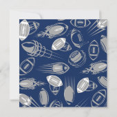 サッカー誕生日招待状 |サッカーパーティー 招待状 (裏面)