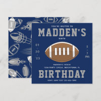 サッカー誕生日招待状 |サッカーパーティー