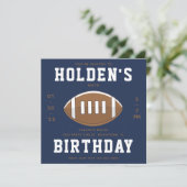 サッカー誕生日招待状 |サッカーパーティー 招待状 (スタンド正面)