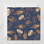 サッカー誕生日招待状 |サッカーパーティー 招待状 (裏面)