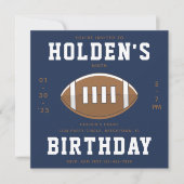 サッカー誕生日招待状 |サッカーパーティー 招待状 (正面)