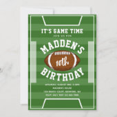 サッカー誕生日招待状 |サッカー招待状 招待状 (正面)