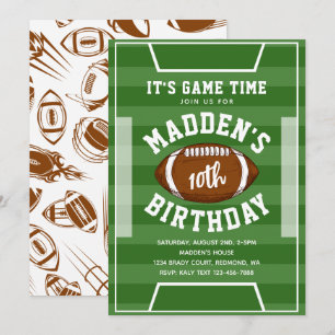 サッカー誕生日招待状 サッカー招待状 招待状