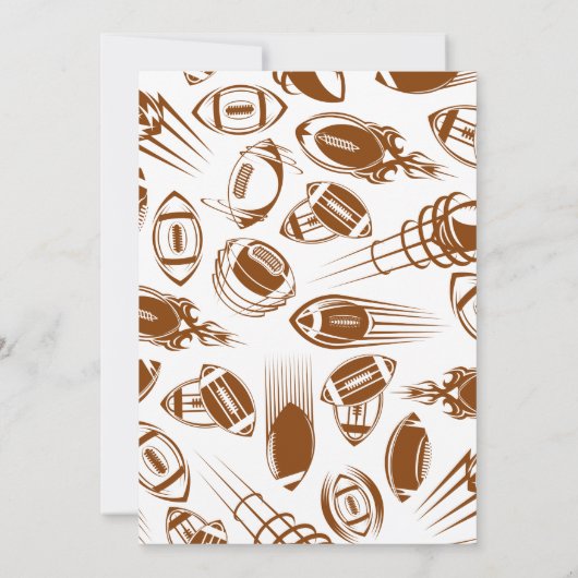 サッカー誕生日招待状 |サッカー招待状 招待状 (裏面)