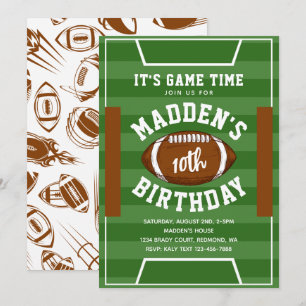 サッカー誕生日招待状 サッカー招待状 招待状