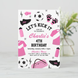 サッカー誕生日招待状 |サッカー招待状 招待状