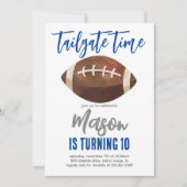 サッカー誕生日招待状 招待状 (正面)