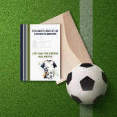 サッカー誕生日招待状 招待状