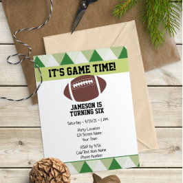 サッカー誕生日招待状 招待状