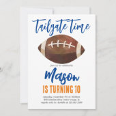 サッカー誕生日招待状ANYカラーコンボ 招待状 (正面)