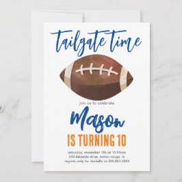 サッカー誕生日招待状ANYカラーコンボ 招待状