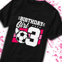サッカー誕生日3歳おばあちゃん3歳 Tシャツ