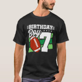 サッカー誕生日7年オールドボーイセブン誕生日 Tシャツ (正面)