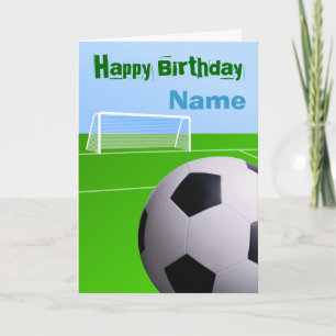サッカー誕生日 カード