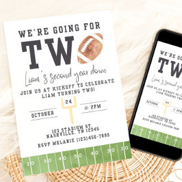 サッカー誕生日、サッカー招待状セカンドバート 招待状