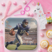 サッカー誕生日 ペーパープレート (パーティー)