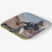 サッカー誕生日 ペーパープレート (傾斜あり)