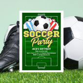 サッカー誕生日 招待状