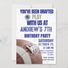 サッカー誕生日 招待状