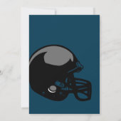 サッカー誕生日、最初の年を下げ、ゲームオン 招待状 (裏面)