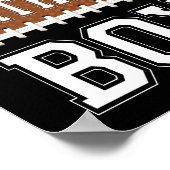 サッカー誕生日AUTOGRAPHSサインプリント ポスター (角)