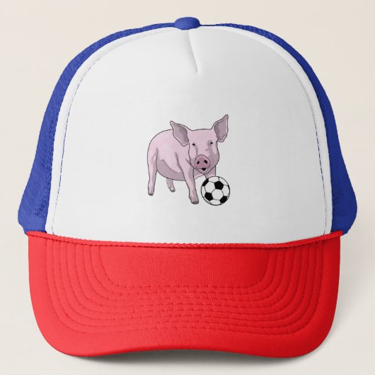 サッカー豚 キャップ (正面)