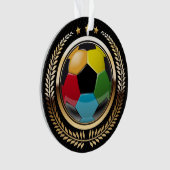サッカー賞、ギフト、オーナメント オーナメント (正面)