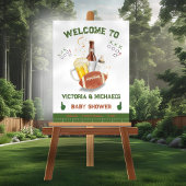 サッカー赤ちゃんシャワーテールゲートカップルゲーム日 ポスター