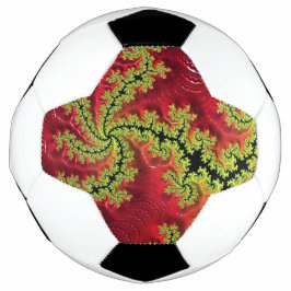 サッカー走ボールを通る川 サッカーボール