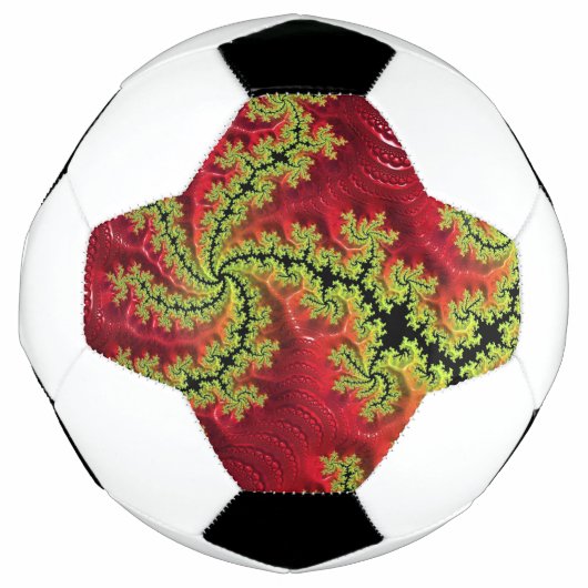 サッカー走ボールを通る川 サッカーボール (正面)