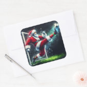 サッカー蹴フェスティバルサンタ|過去記事 スクエアシール (封筒)