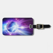 サッカー輝くボールサッカー ラゲッジタグ (正面横)