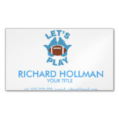 サッカー遊しよう マグネット名刺 (正面)