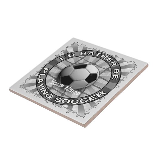 サッカー遊のこと タイル (側面)