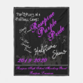 サッカー遊の試合フリースブランケットのトップ3 フリースブランケット (正面)