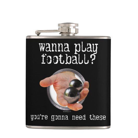 サッカー遊をしたい？ フラスク (正面)