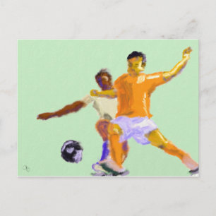サッカー遊アート ポストカード