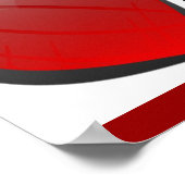 サッカー遊ポスター付き女子ハート ポスター (角)