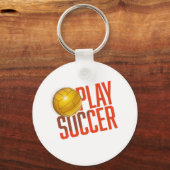サッカー遊Tシャツ キーホルダー (正面)